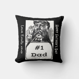 Coussin #1 Dessin Vintage papa