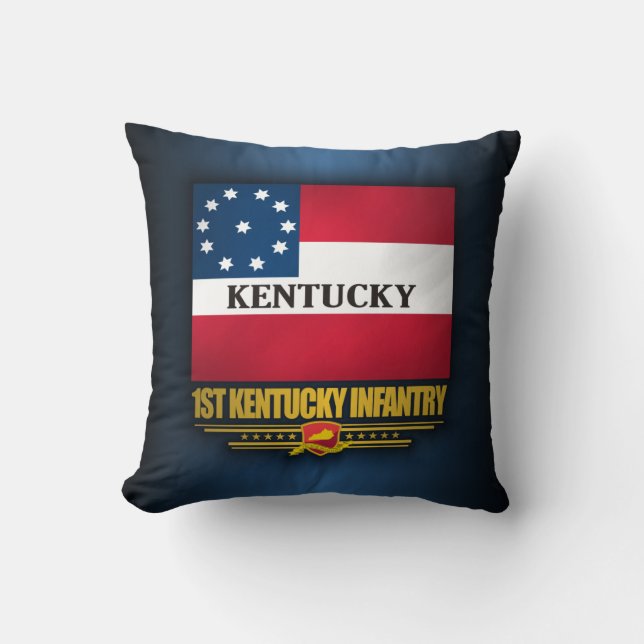 Coussin 1ère infanterie du Kentucky (Recto)
