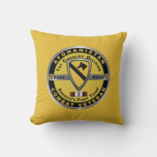 Coussin 1re division de cavalerie Ancien combattant de l'A (Recto)