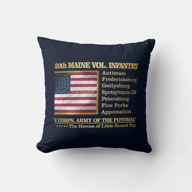 Coussin 20e Infanterie volontaire du Maine (BH) (Recto)