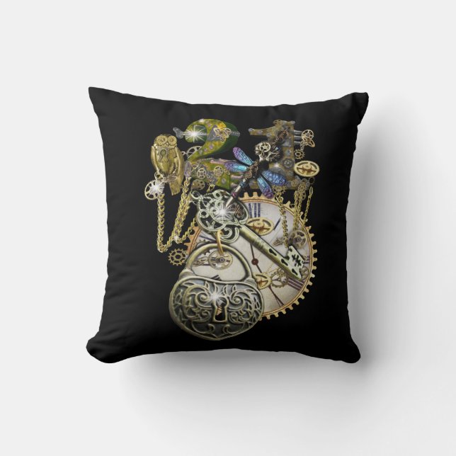 Coussin 21e anniversaire de Steampunk (Recto)