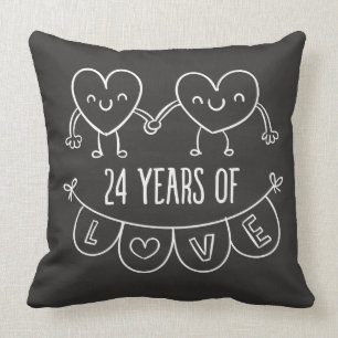 Coussin 24e Anniversary Poison de Chalk Hearts