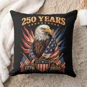 Coussin 250 Ans Américain 250e Anniversaire États-Unis Pat