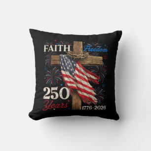 Coussin 250 Ans de Foi et de Liberté Chemises du 4 juillet