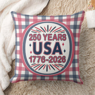 Coussin 250 ans USA   Semiquinentenaire 1776-2026