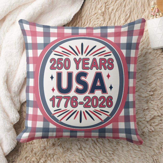 Coussin 250 ans USA | Semiquinentenaire 1776-2026 (Couverture)