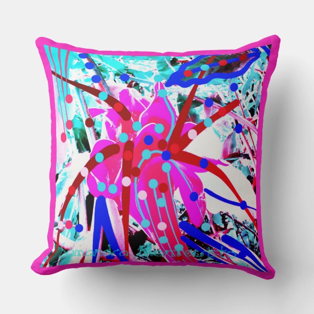 COUSSIN 2 CÔTÉS FESTIVE FLOWWWING LONGUEUR #1 (Recto)