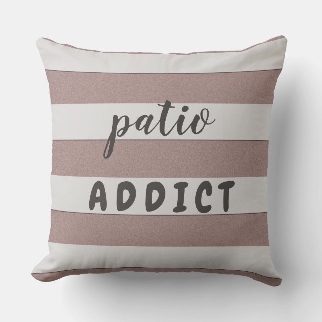 Coussin 2 dans 1 gris barre la couleur faite sur commande (Recto)