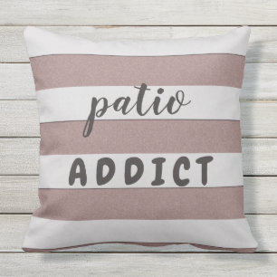 Coussin 2 dans 1 gris barre la couleur faite sur commande