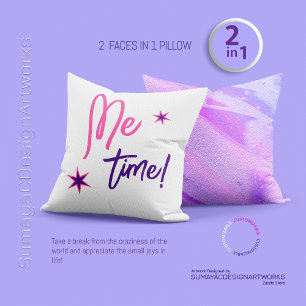 Coussin 2 en 1 Calligraphie Élégante ''Mon Tour''