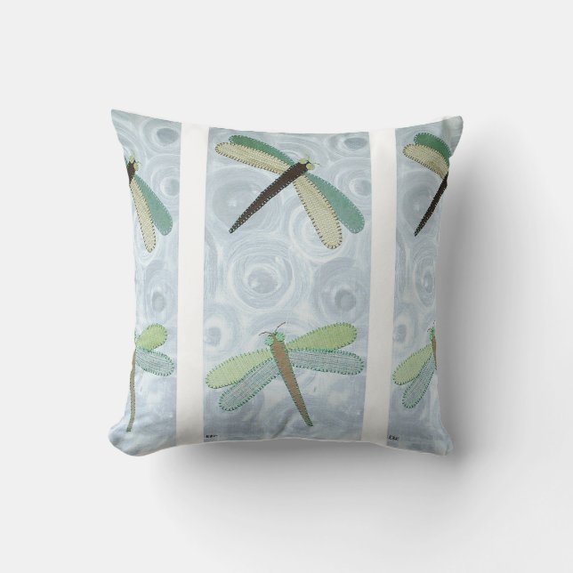 Coussin 2 Libellules #1 (Recto)