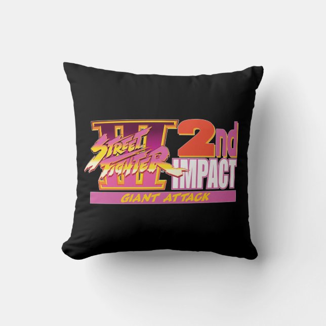 Coussin 2ème logo 2 d'impact de Street Fighter III (Recto)