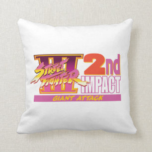 Coussin 2ème logo d'impact de Street Fighter III