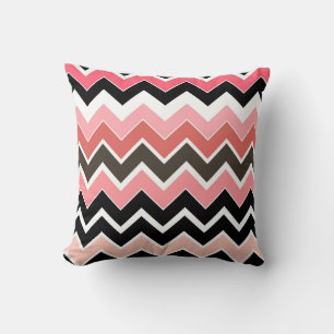 Coussin 2en1 motif ZigZag Terre Rose