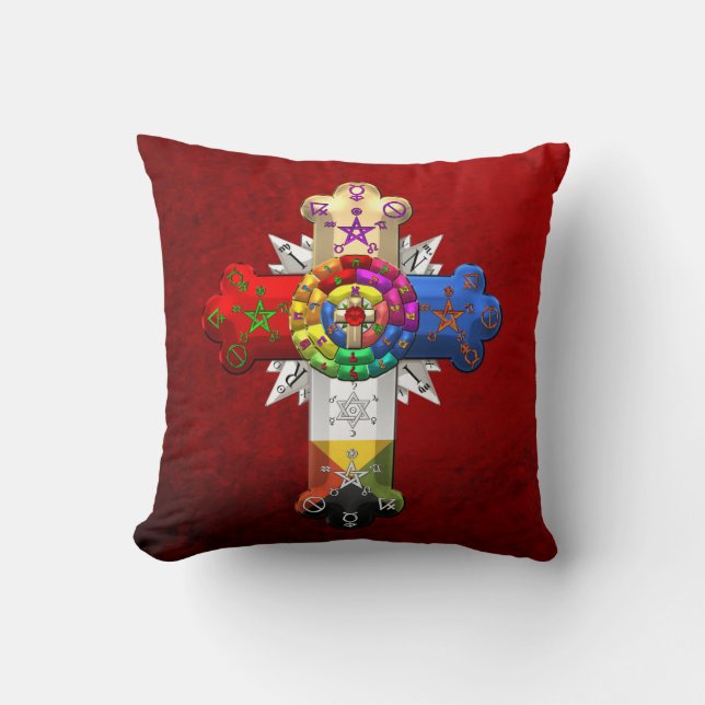 Coussin [300] Rosy Cross (Croix Rose) (Recto)