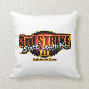 Coussin 3ème logo 2 de grève de Street Fighter III