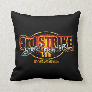 Coussin 3ème logo de grève de Street Fighter III