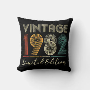 Coussin 40 Year Old Toxits Vintage 1982 Limited Edition 40