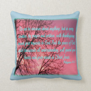 Coussin 4:6 de Philippiens de vers de bible de prière
