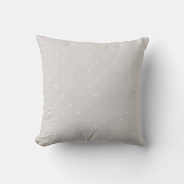 Coussin 4 points [gray] - Japanese Traditional Pattern (Recto)