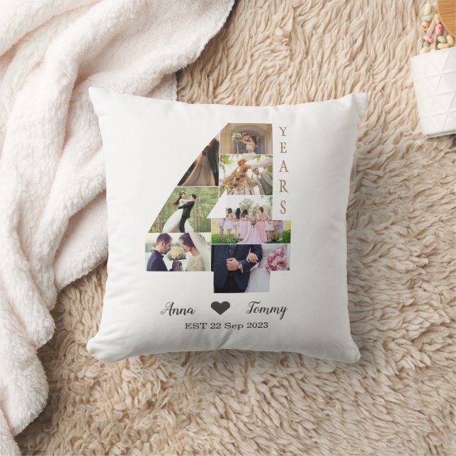 Coussin 4e anniversaire de mariage (Couverture)
