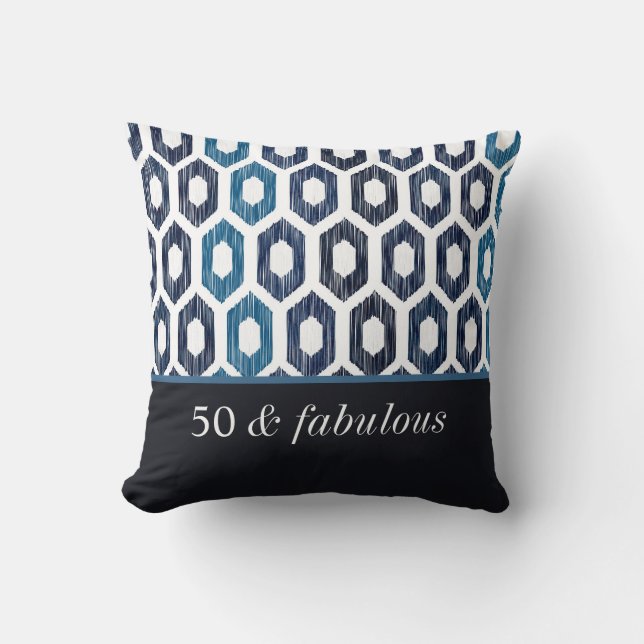 Coussin 50 et Fabulous Geometry Abstrait Motif (Recto)