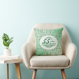 Coussin 55e anniversaire du Mariage Pillow