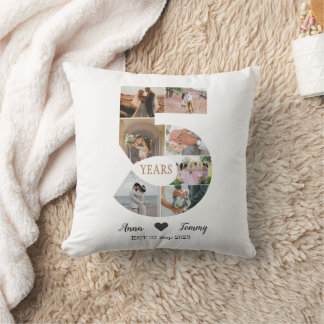 Coussin 5 ans de mariage