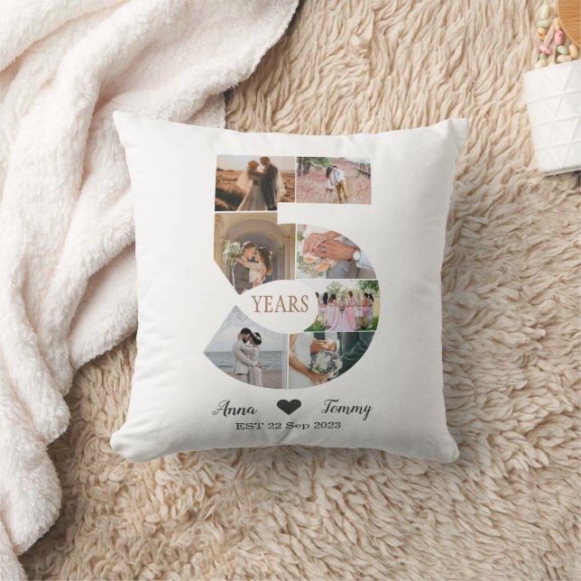 Coussin 5 ans de mariage (Couverture)