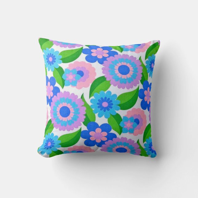 Coussin 70s FLOWERS (Recto)