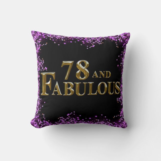 Coussin 78e anniversaire  (Recto)