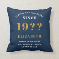 80e anniversaire Loved Ajouter votre nom Année Blu