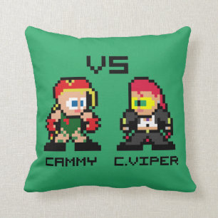 Coussin 8bit Cammy CONTRE C.Viper