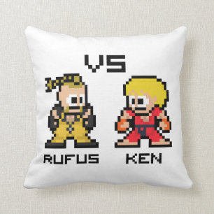 Coussin 8bit Rufus CONTRE Ken