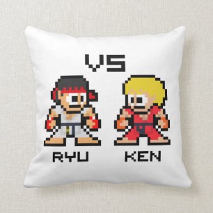 Coussin 8bit Ryu CONTRE Ken