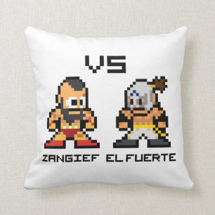 Coussin 8bit Zangief CONTRE l'EL Fuerte