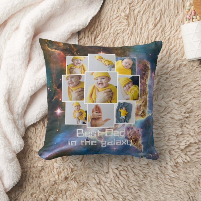Coussin 9 photos et textes personnalisés le mieux dans la  (Couverture)