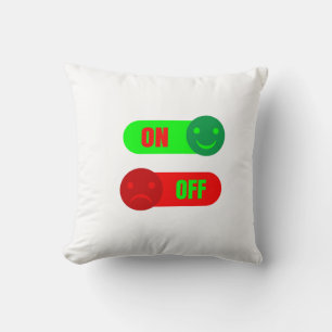 Coussin à bascule Humeur On Off 