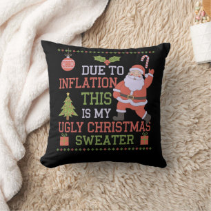 Coussin A cause de l'inflation, voici mon affreux pull de