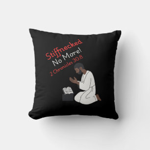 Coussin 'À cou rigide, non plus' Hébreu Israélite Design