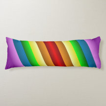 Coussin à deux tranchants de corps d'arc-en-ciel