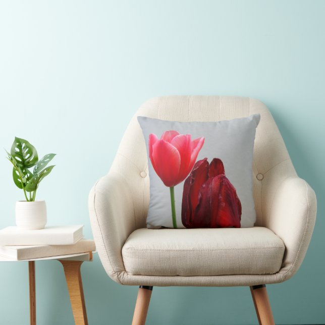 coussin à deux tulipes (Chaise)