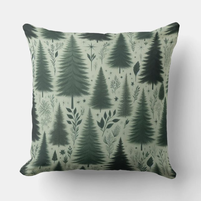 Coussin À feuillage persistant Wonderland (Recto)