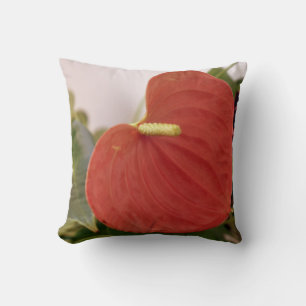 Coussin à fleurs Flamant rose rouge