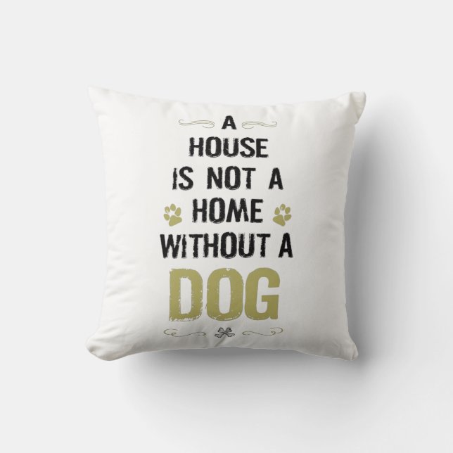 Coussin A house is not (Recto)