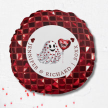 Coussin à la ronde de la Saint Valentin avec Vibe