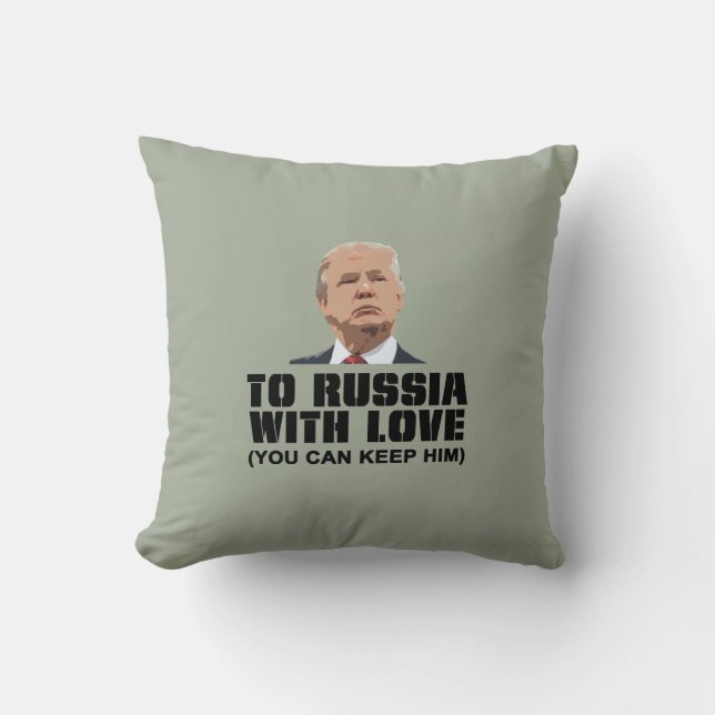 Coussin À la Russie avec amour (Recto)