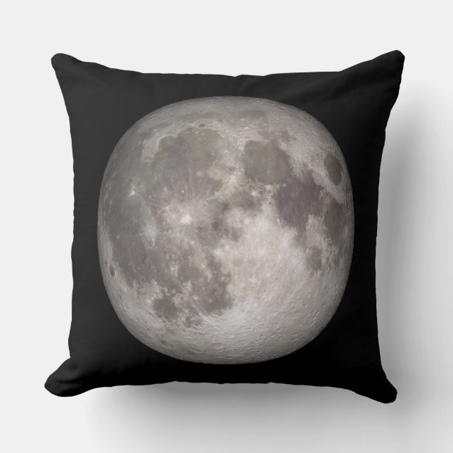 Coussin à lancer de Pleine lune (Recto)