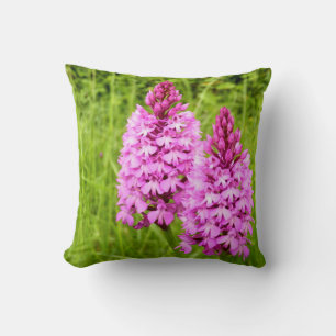 Coussin à lancer d'orchidée pyramidal