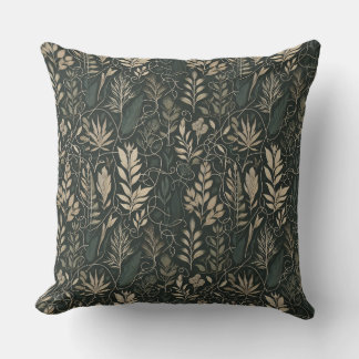 Coussin A lush forest at night